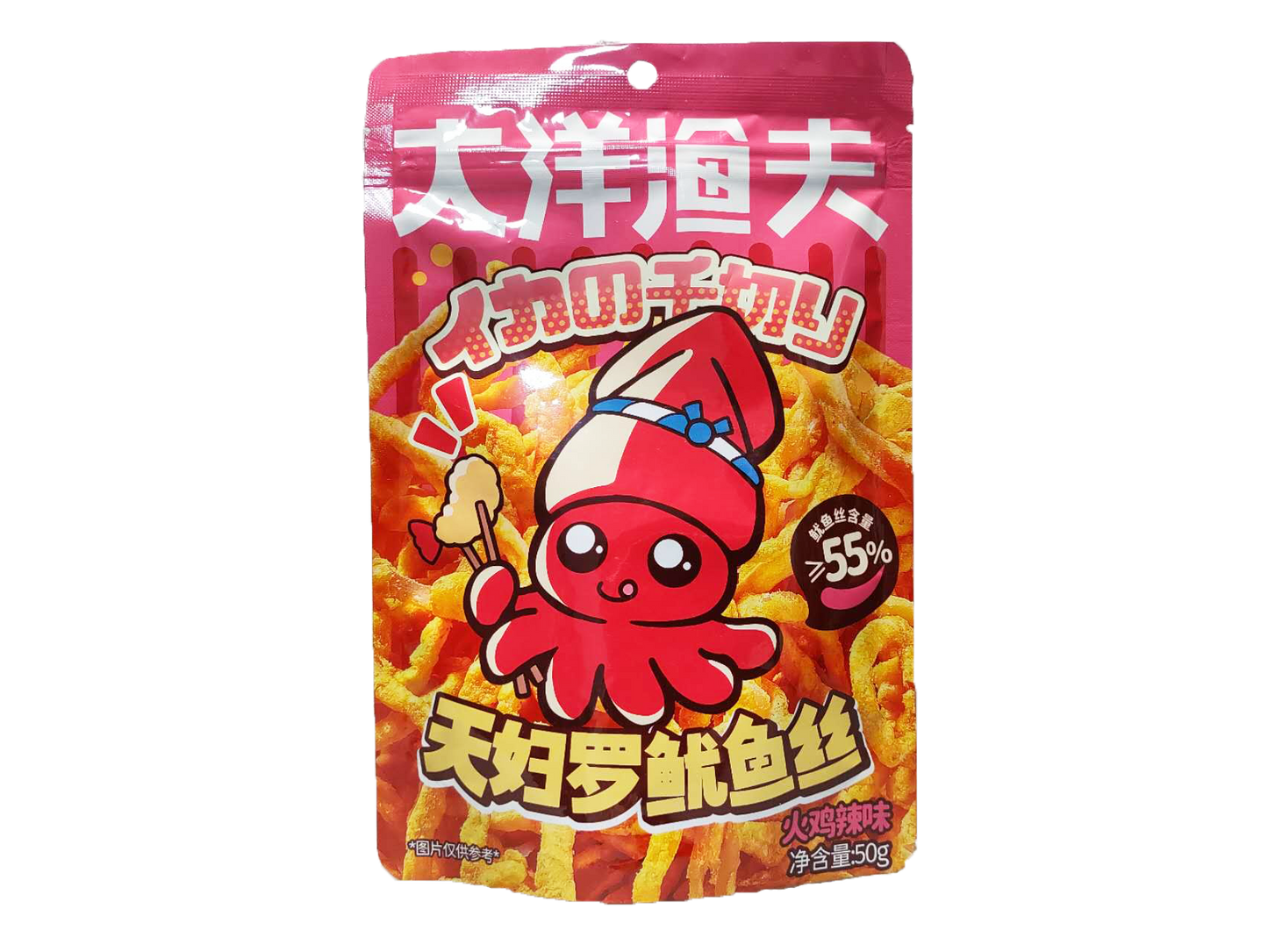 海阳酥脆鱿鱼条(烧烤味) - 50克