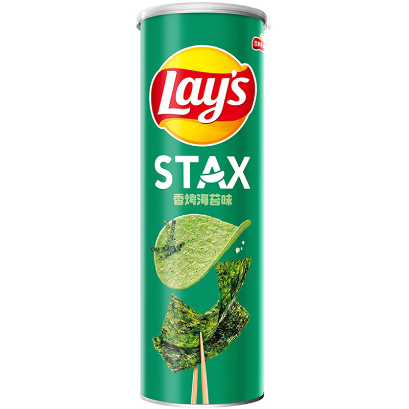 Lays Stax Roasted Seaweed Flavor - 90 grams