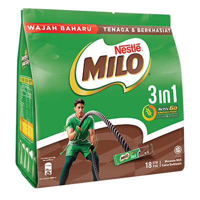 Nestle Milo Malaysian 3-in-1 Version Malt Drink - 594 grams (18 sachets)