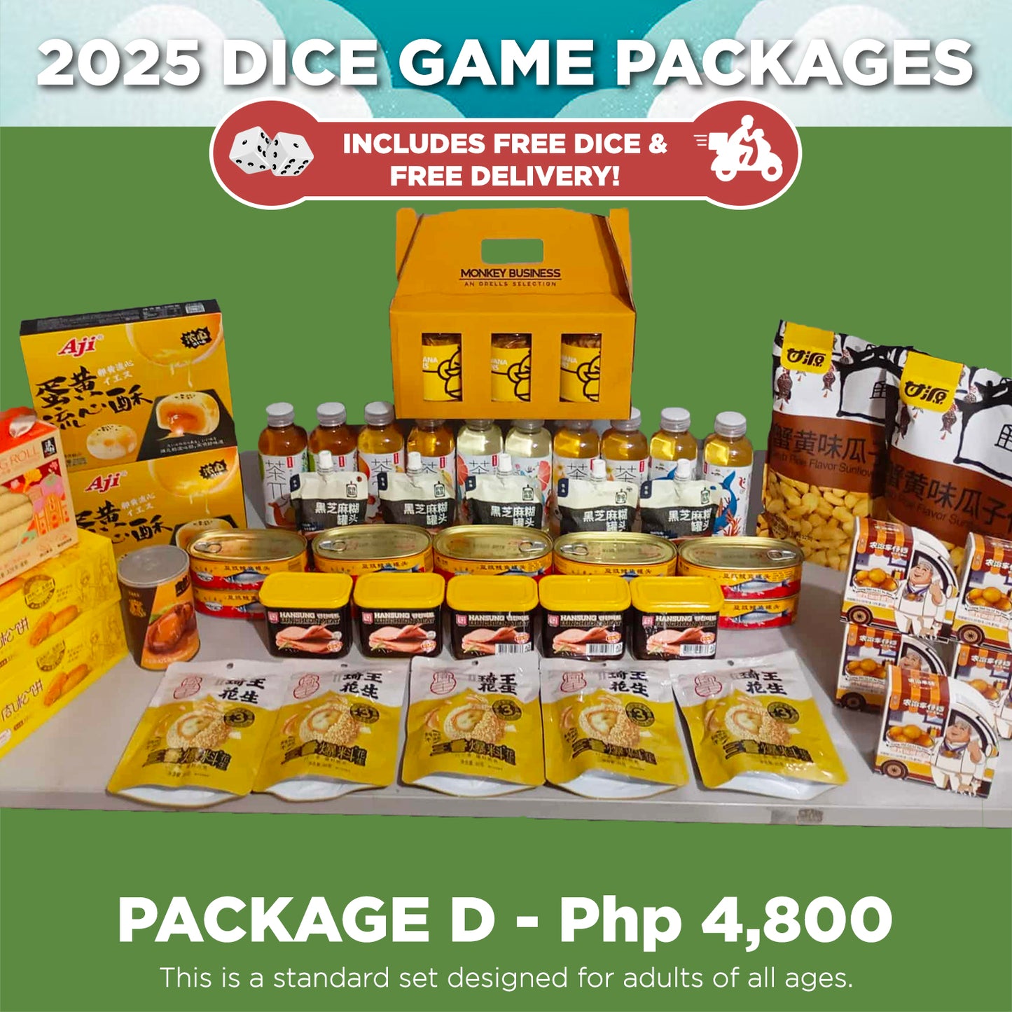 Dice Game Mid-Autumn Prize Package - Set D