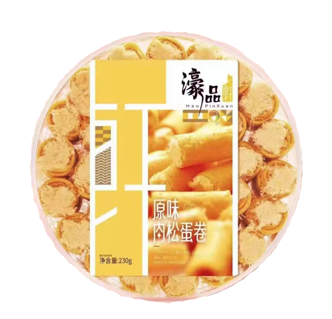 Haopinxuan Original Pork Floss Egg Rolls - 230 grams