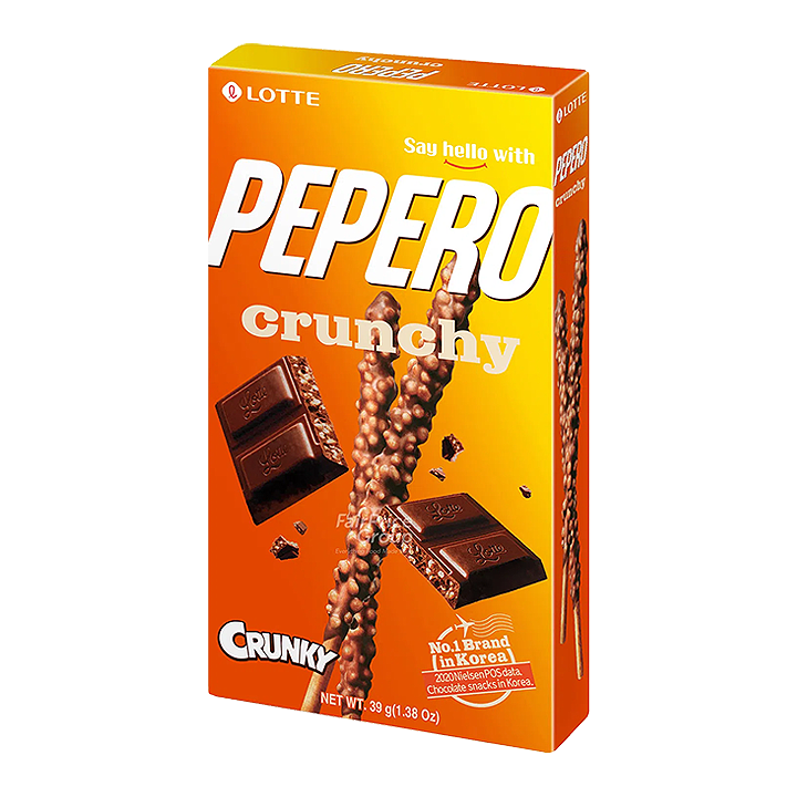 Lotte Pepero Crunky(韩国香脆巧克力)-32 克