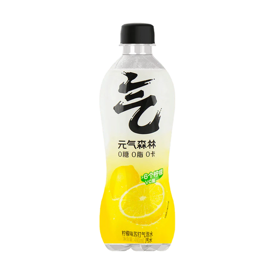 Qi 檸檬氣泡水(無糖) - 480 毫升