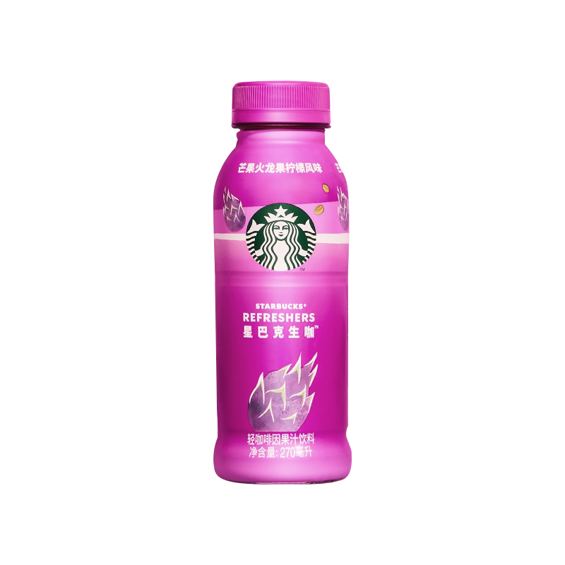 Starbucks Dragonfruit Mango Refresher (Bottle) - 270 ml
