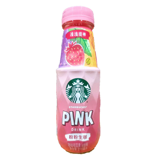 星巴克粉紅飲料草莓清爽飲料(瓶裝)- 270 毫升