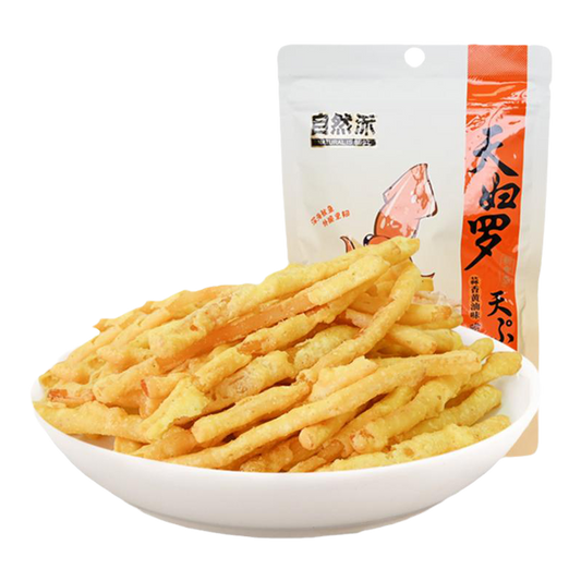 Ziranpai Crunchy Calamares Squid Strips (Garlic Butter Flavor) - 50 grams