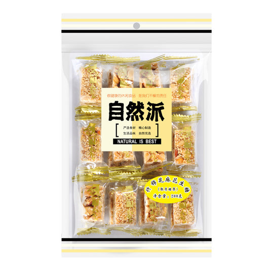 天然派芝麻花生糖 - 200克