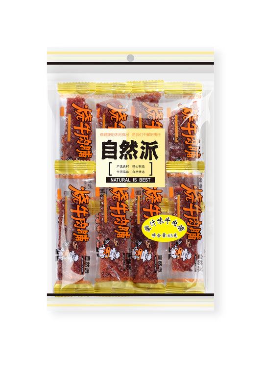 自然派牛肉乾(蜂蜜口味) - 65克