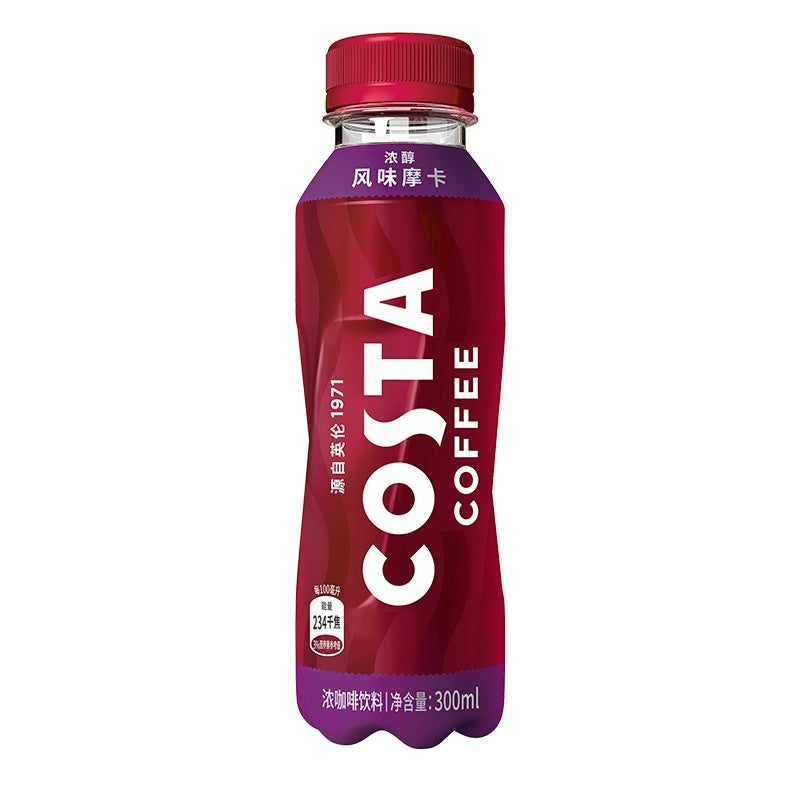 Costa Coffee 浓香摩卡拿铁(瓶装)- 300 毫升