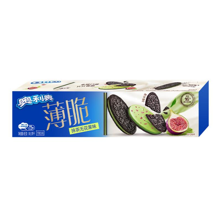 奧利奧優質薄餅乾(抹茶和無花果口味)-95 克