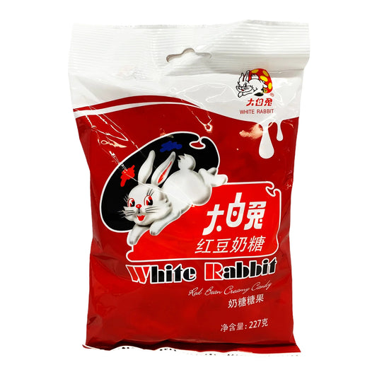 White Rabbit Candy with Edible Rice Paper (Red Bean Flavor) - 227 grams