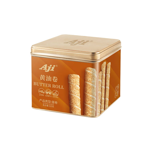 Aji Butter Roll Premium Gift Can - 320 grams