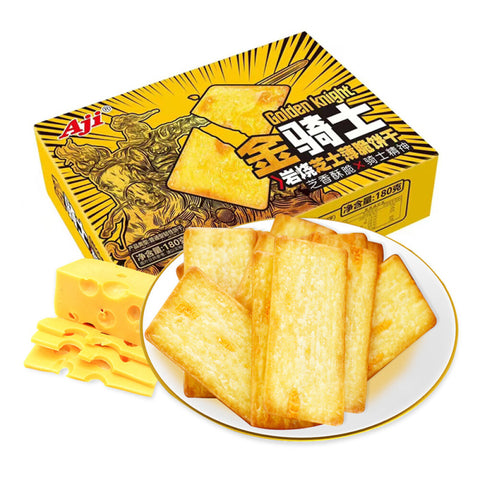 Aji Charcoal Cheese Crackers - 180 grams