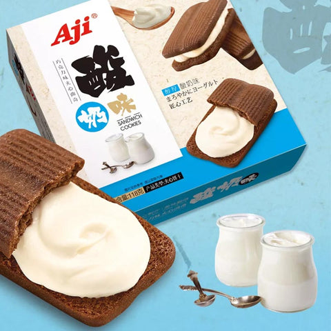 Aji Chocolate Sandwich Cookies (Yogurt Flavor) - 118 grams
