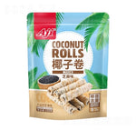 Aji Coconut Rolls (Black Sesame Flavor) - 150 grams