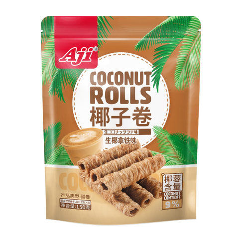 Aji Coconut Rolls (Coconut Latte Flavor) - 150 grams