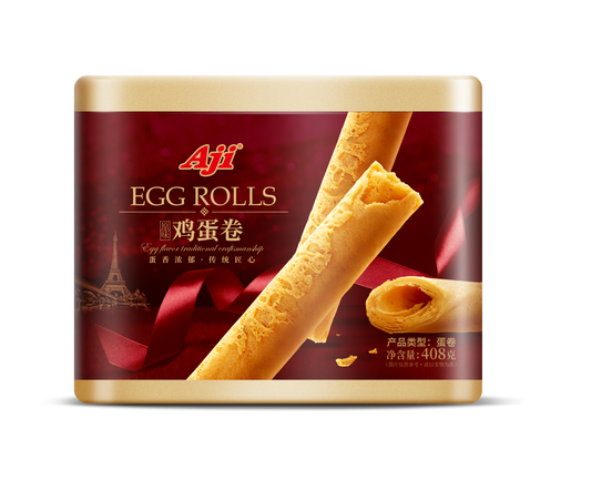 Aji Egg Roll Premium Gift Can - 408 grams