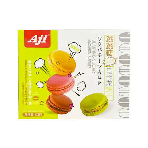 Aji Popping Sugar Macarons (Matcha Flavor) - 133 grams