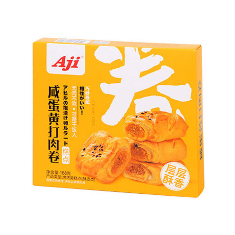 Aji Japanese Meat Pastry Roll (Salted Egg Flavor) - 168 grams