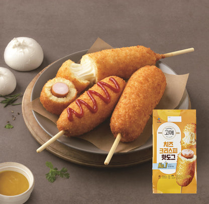 [F130] Bibigo Gourmet Cheese Corndog - 340 grams