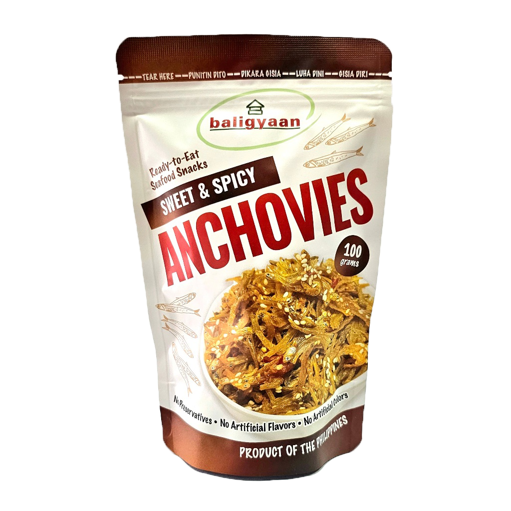 Baligyaan Sweet & Spicy Dilis (Anchovies) - 100 grams