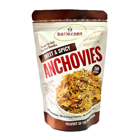 Baligyaan Sweet & Spicy Dilis (Anchovies) - 100 grams
