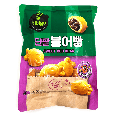 [BUY 1, GET 1 FREE!] Bibigo Fish Shaped Waffle - Red Bean - 300 grams