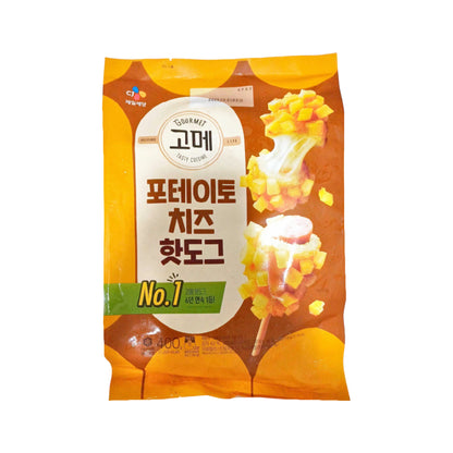 [F63] Bibigo Gourmet Potato Cheese Corndog - 400 grams (4 pcs)