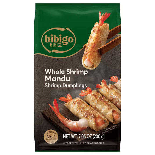 [F115] Bibigo Whole Shrimp Mandu - 200 grams