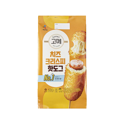 [F130] Bibigo Gourmet Cheese Corndog - 340 grams