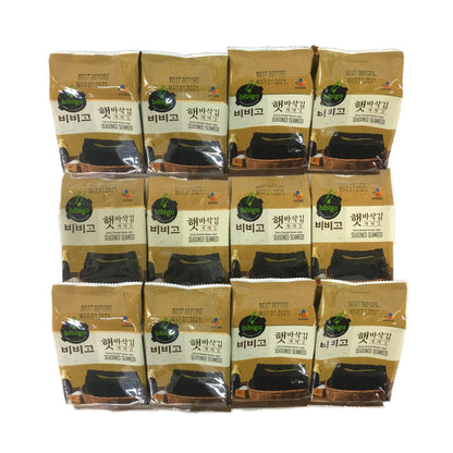 [BUY 1, TAKE 1!] Bibigo Seasoned Seaweed (Large Pack) - 12 packs x 4 grams