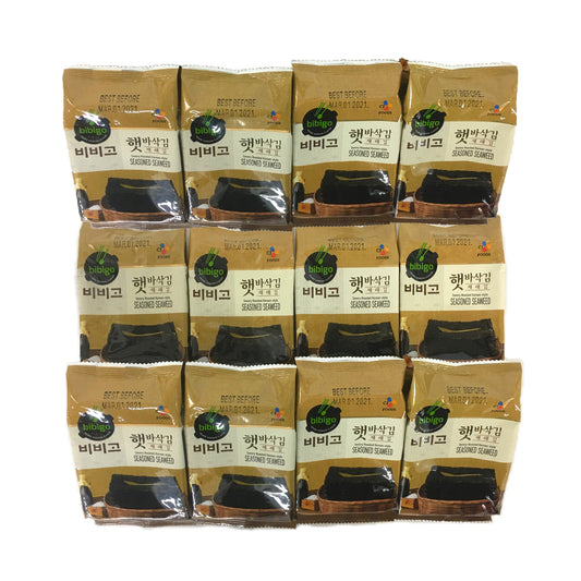 [BUY 1, TAKE 1!] Bibigo Seasoned Seaweed (Large Pack) - 12 packs x 4 grams
