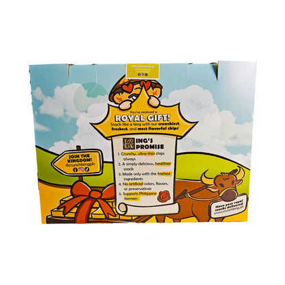 Crunch King Royal Banana Chips Pasalubong Gift Box (Original Flavor) - 100 grams x 6 Pouches