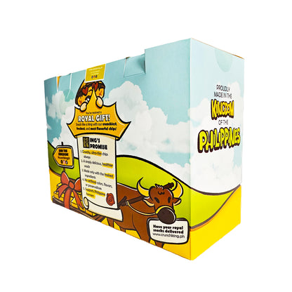 Crunch King Royal Banana Chips Pasalubong Gift Box (Original Flavor) - 100 grams x 6 Pouches
