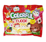 Colorful Fudge Fruit Flavored Chewy Candies - 320 grams