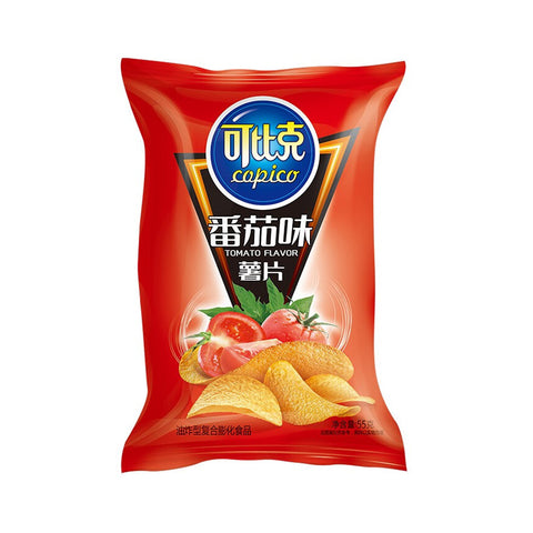 Copico Potato Chips Tomato Flavor (Bag) - 55 grams
