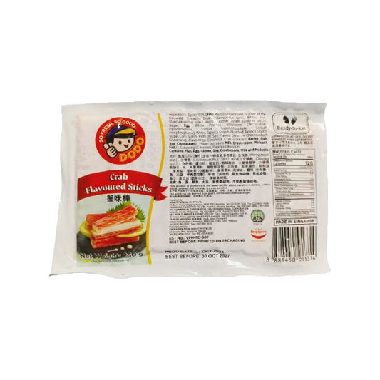 [F157] 新加坡多多蟹肉棒 Dodo Singapore Kani Crabstick - 250 grams