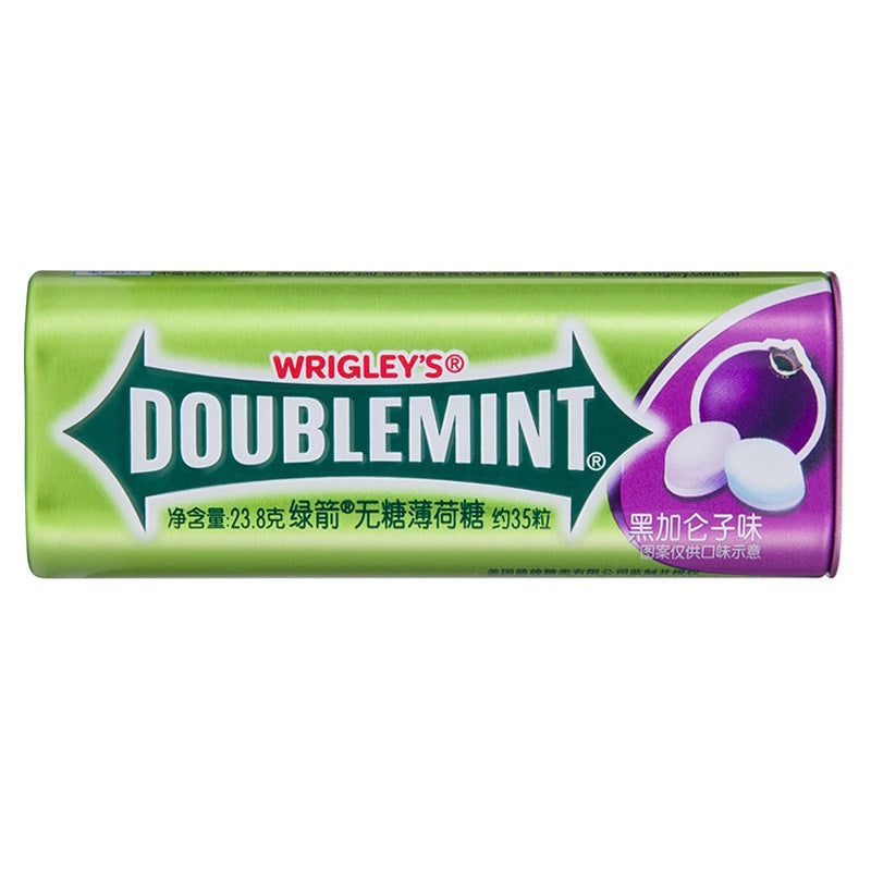 Doublemint Zero-Sugar Mint Candy (Blackcurrant Grape Mint) - 23.8 grams