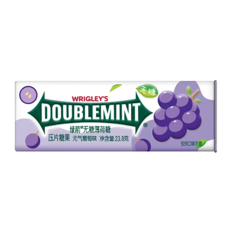 Doublemint 零糖薄荷糖（爆裂葡萄薄荷）-23.8 克