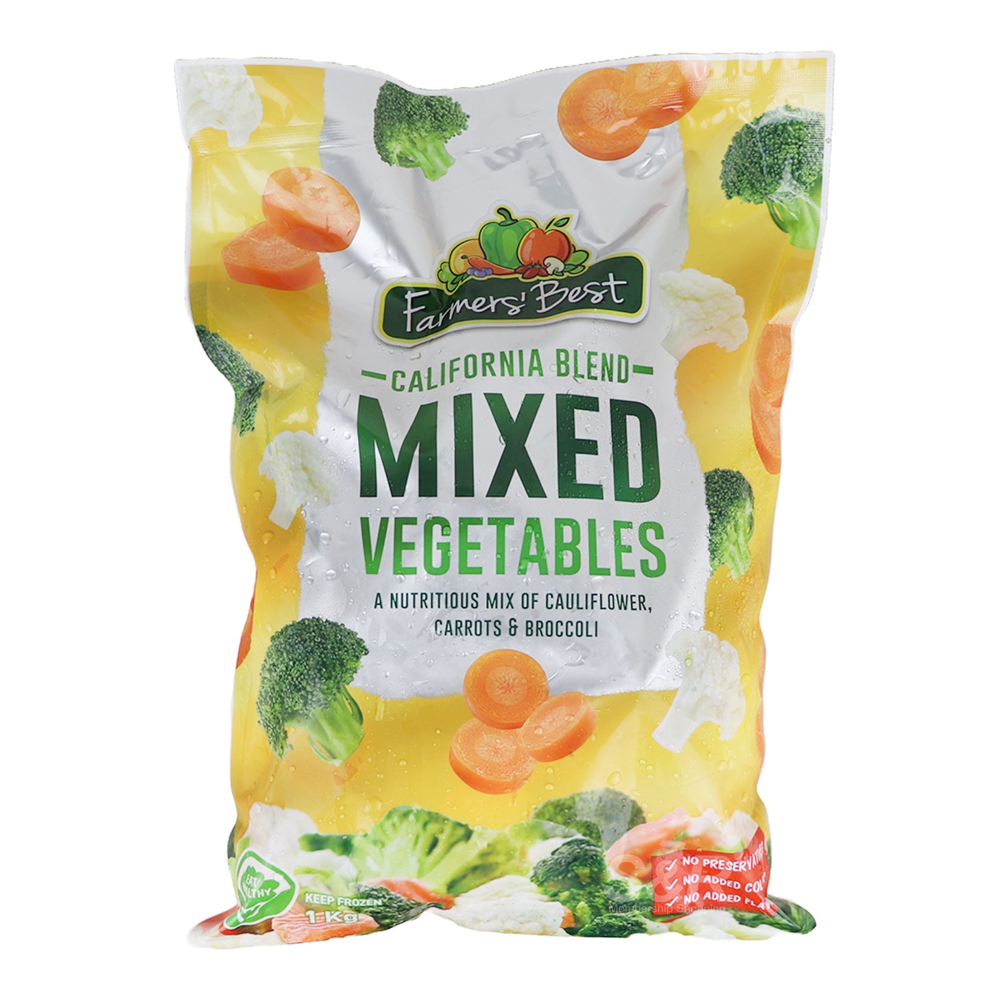 [F154] 速冻加州混合冷冻蔬菜 Farmer's Best California Blend Frozen Mixed Vegetables IQF - 1 kg