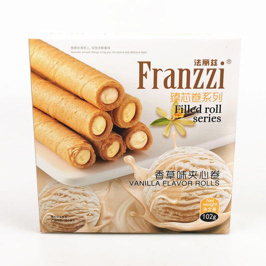 Franzzi Vanilla Egg Roll - 102 grams