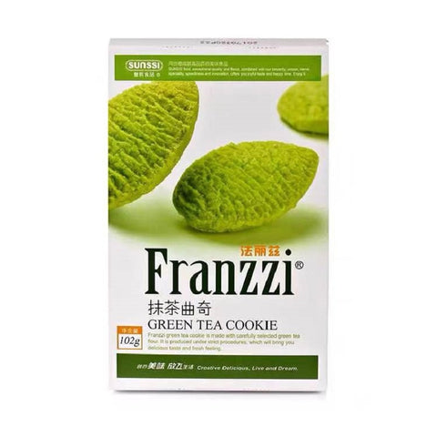 Franzzi Matcha Green Tea Cookies - 102 grams