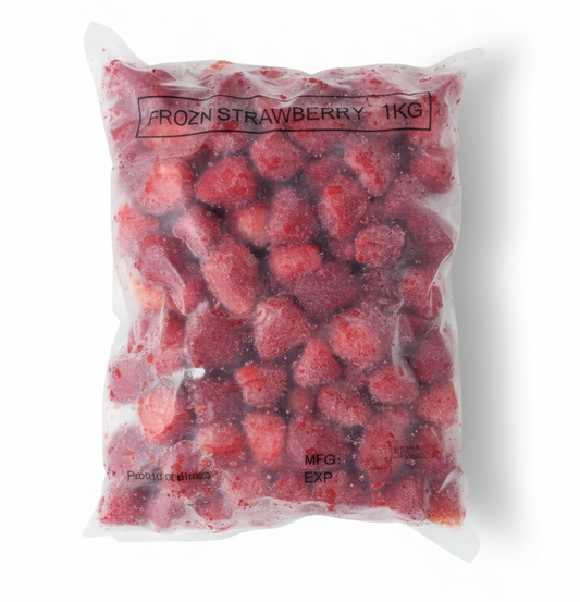 [F151] 速冻草莓 Frozen Strawberries IQF - 1 kg