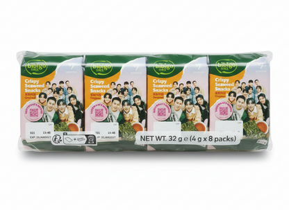 Bibigo Seasoned Seaweed - 8 packs x 5 grams