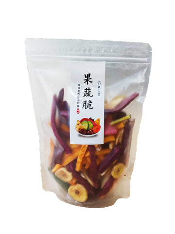 Haidao 12-Kinds Mixed Dried Vegetable & Fruit Chips (Clear Pack) - 250 grams