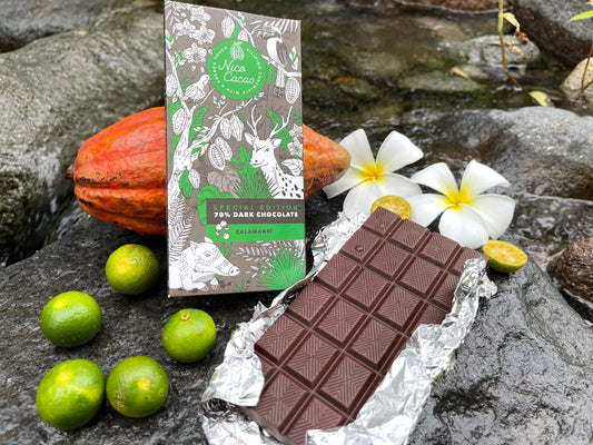 Nico Cacao 70% Calamansi Dark Chocolate - 100 grams