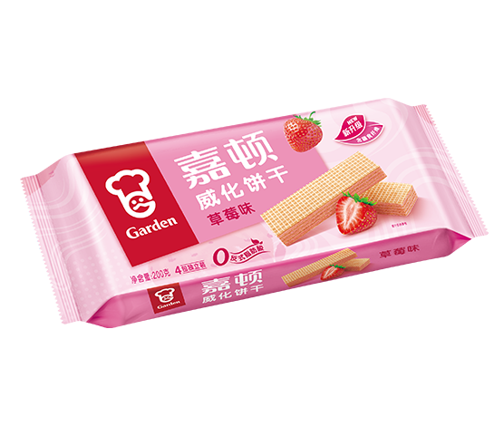 Garden Cream-Filled Wafers (Strawberry Flavor) - 200 grams