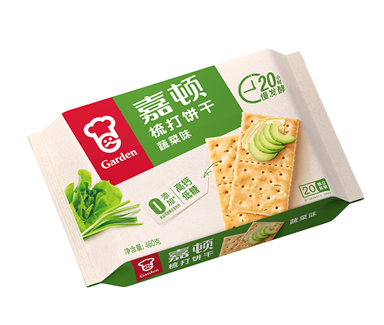 花园咸味苏打饼干（蔬菜味） - 460 克