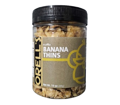 Orell's Truffle Glazed Banana Thins - 200 grams