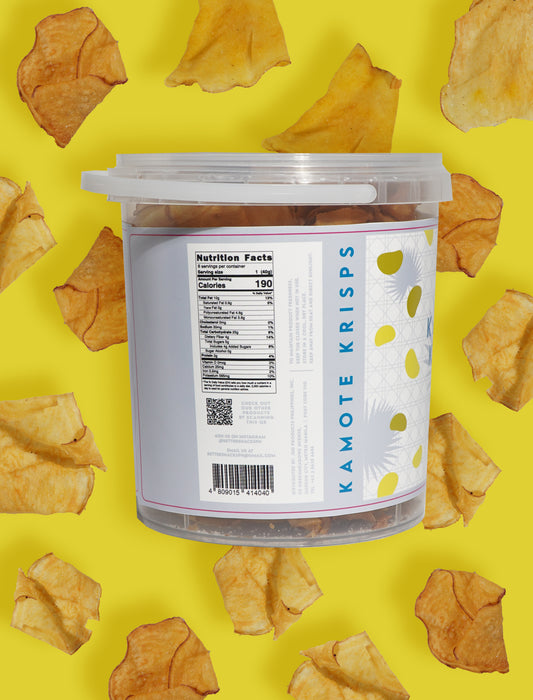 [PRE-ORDER] Better Snacks Kamote Krisps Tub (Salted Flavor) - 220 grams